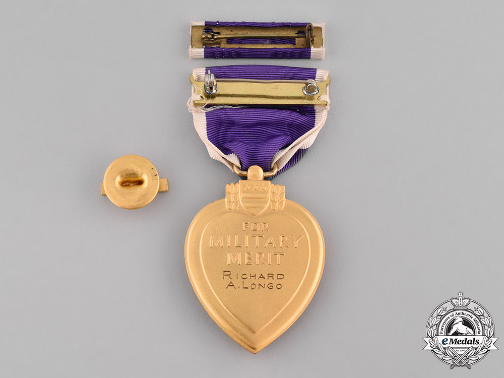 united_states._a_purple_heart&_pow_medal_group_to_sgt_richard_longo,_shot_down_over_ratten_vienna1944,_sent_to_stalag_luft._m182_3915
