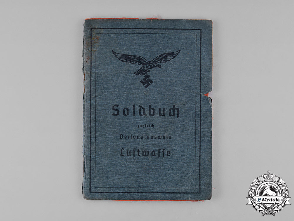 germany,_luftwaffe._a_pair_of_documents_belonging_to_knight’s_cross_recipient_martin_körner_m182_3997_1_1