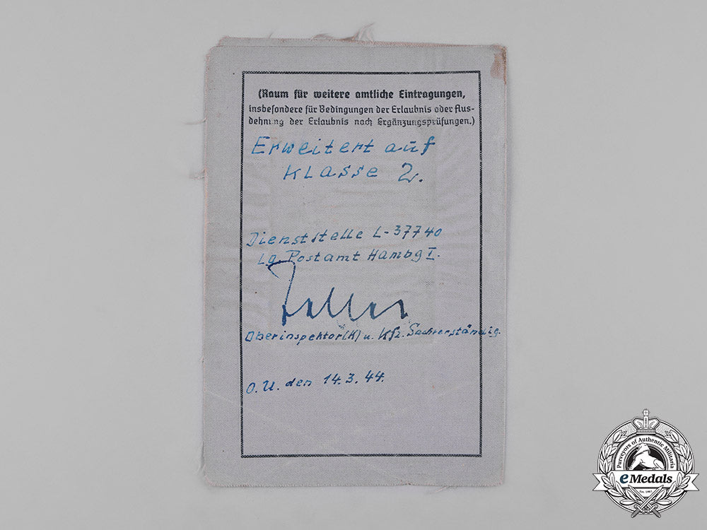 germany,_luftwaffe._a_pair_of_documents_belonging_to_knight’s_cross_recipient_martin_körner_m182_4005_1_1