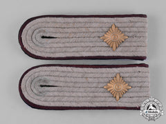 Germany, Ss. A Pair Of Smoke Troops Obersturmführer Shoulder Boards