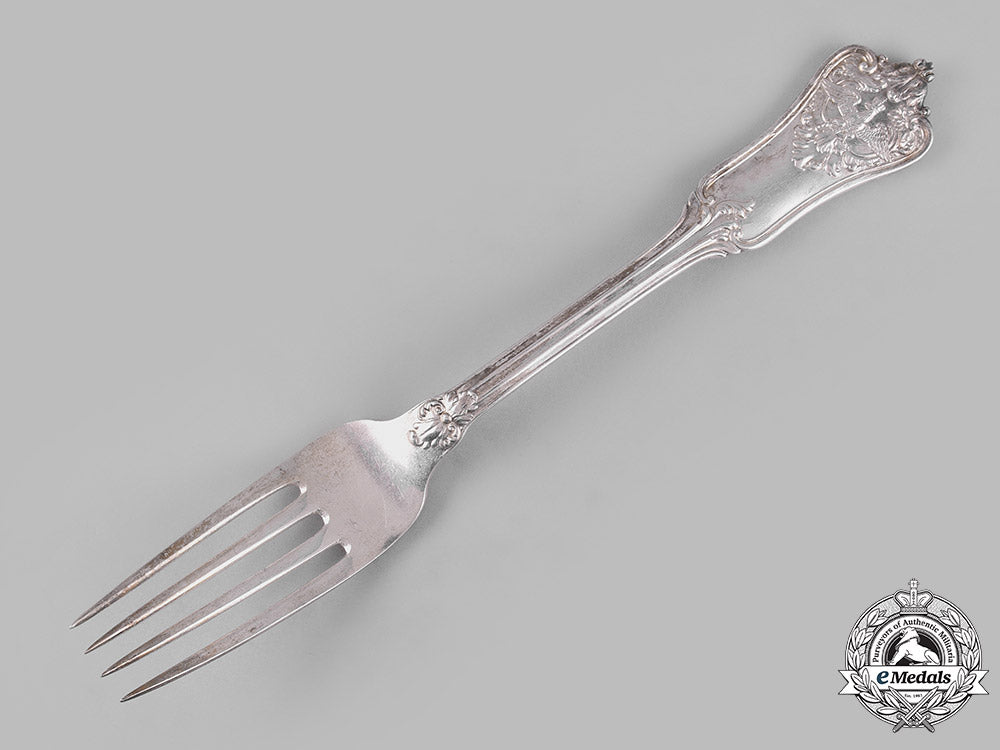 german,_imperial._an_official_kaiser_wilhelm_silver_dinner_fork,_by_gebrüder_friedländer_m182_4193