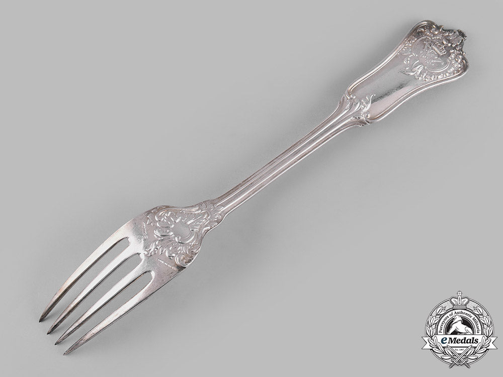 german,_imperial._an_official_kaiser_wilhelm_silver_dinner_fork,_by_gebrüder_friedländer_m182_4194