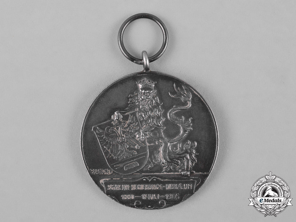schwarzburg-_sonderhausen,_principality._a_commemorative_medal_for25_year_reign_m182_4353_1_1