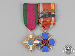 Ukraine. A Veteran's Pair Of Medals & Decorations