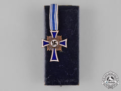 Germany, Third Reich. A Cased Honour Cross Of The German Mother, Bronze Grade, By Werner Redo