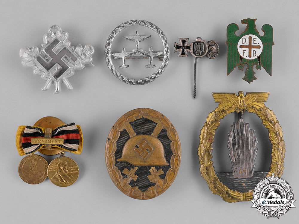 germany,_third_reich._a_group_of_second_war_period_badges&_insignia_m182_5185