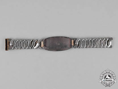 united_states._an_amy_air_force_pilot's_identification_wrist_bracelet,_named_to_r.p._lewis,_c.1941_m182_5221