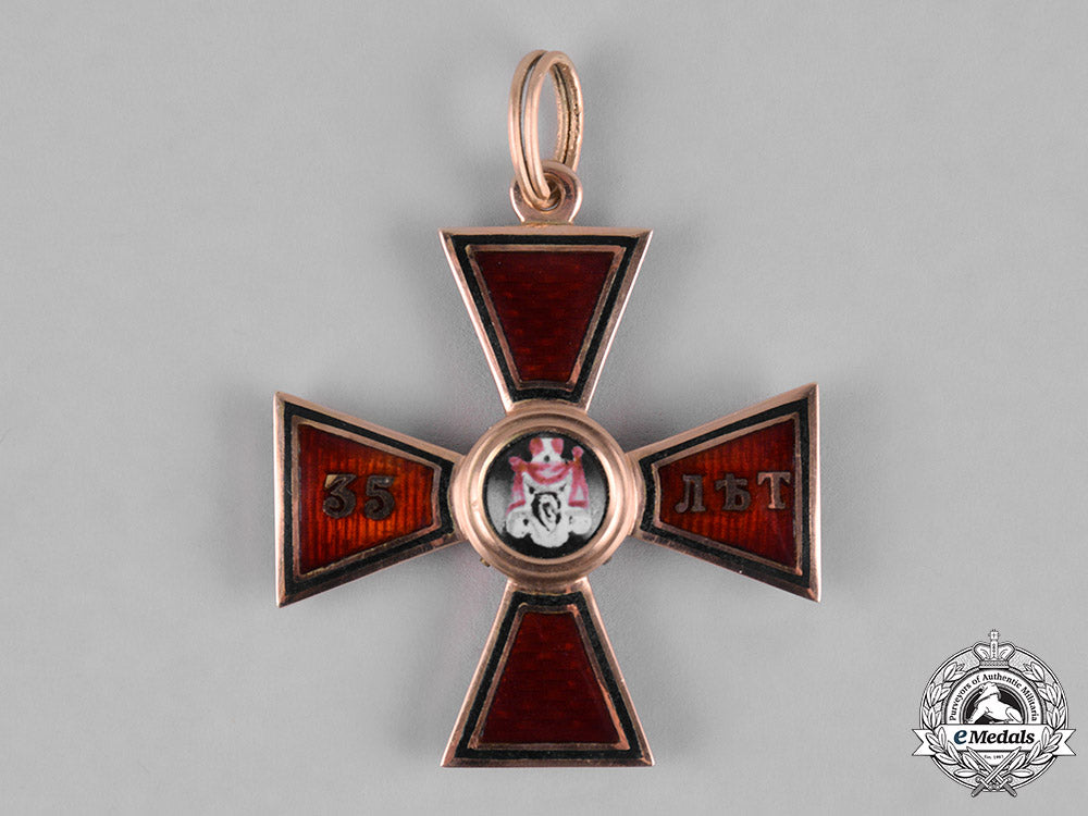 russia,_imperial._an_order_of_saint_vladimir_in_gold,35-_year_long_service_cross_by_keibel,_c.1866_m182_5376