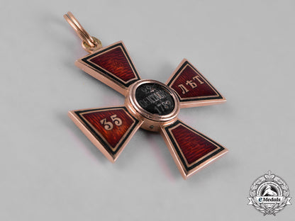 russia,_imperial._an_order_of_saint_vladimir_in_gold,35-_year_long_service_cross_by_keibel,_c.1866_m182_5379