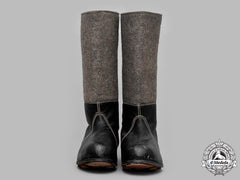 Germany, Heer. A Pair Of Germany Army Winter Felt Boots