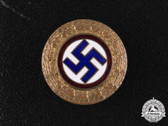 Netherlands, Nsnap. A Rare National Socialist Dutch Workers Party Golden Party Badge