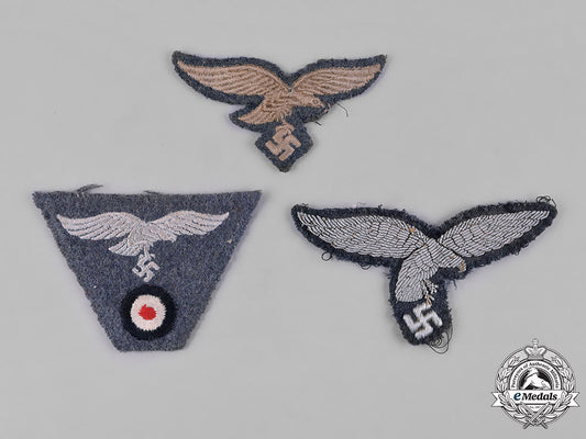 germany,_luftwaffe._a_group_of_luftwaffe_uniform_eagle_insignia_m182_6781