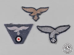 Germany, Luftwaffe. A Group Of Luftwaffe Uniform Eagle Insignia