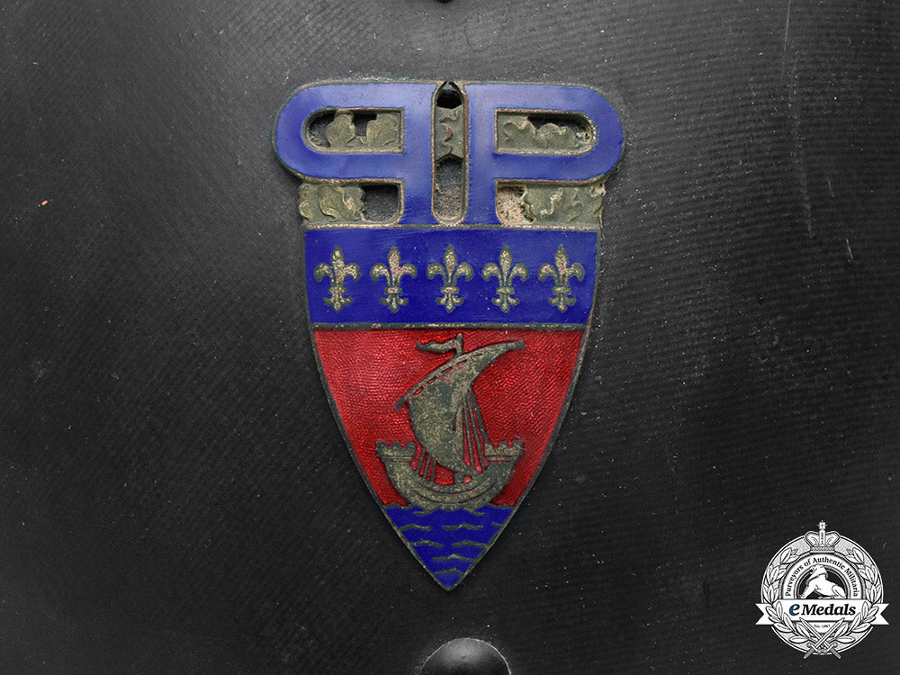 france,_fourth_republic._a_paris_police_prefecture_fire_brigade_helmet,_c.1953_m182_6908