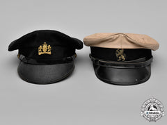 Netherlands. A Pair Of Dutch Visor Caps, C.1960