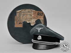 Germany, Ss. An Extremely Rare Waffen-Ss General’s Visor Cap In Case