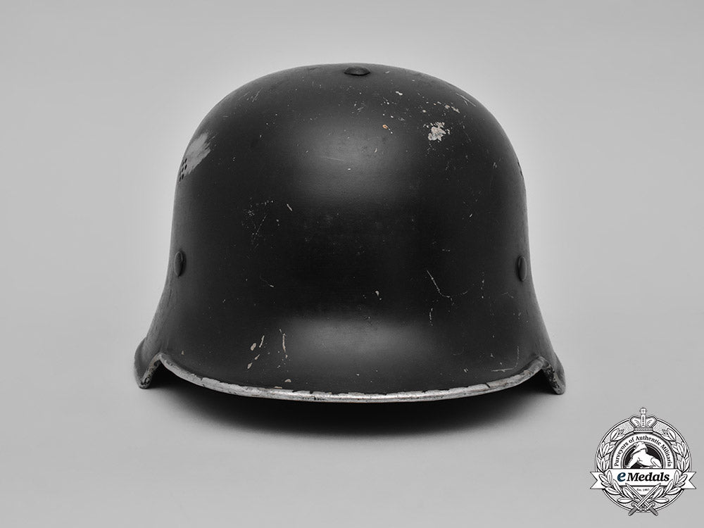 Germany, Ordnungspolizei. A Civic Police Steel Helmet, By Drp
