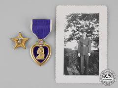 United States. A Purple Heart To Private Creech, Jr., United States Marine Corps, Kia During The Battle Of Tarawa, 1943