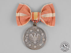 Austria, First Republic. A Large Silver Merit Medal On A Lady’s Ribbon