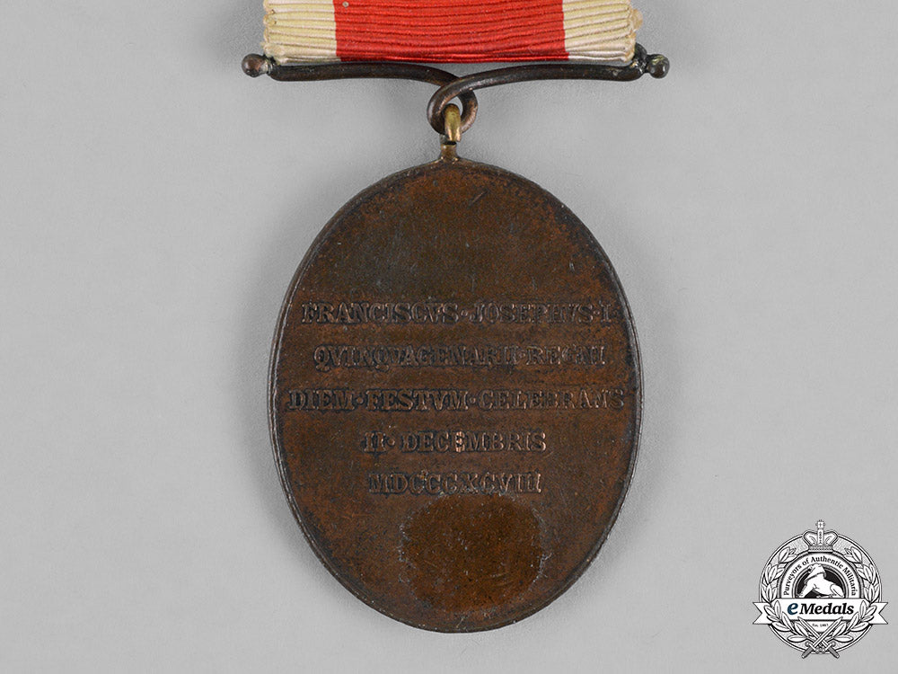 austria,_empire._a_commemorative_court_officials_medal_in_bronze,_c.1889_m18_4459