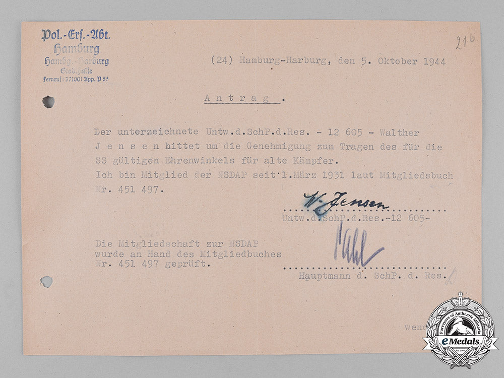 germany,_ss._an_ss_honour_chevron_of_the_old_guard&_application_for_permission_for_wear_m18_4893_1_1