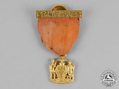 United States. A Saint Nicholas Society Of The City Of New York Membership Badge, C.1908