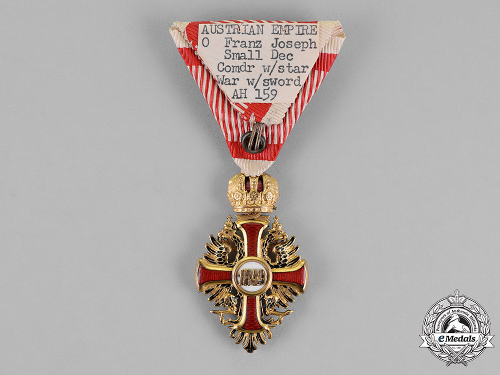 austria,_empire._an_order_of_franz_joseph,_knight’s_cross_with_commander's_small_decoration,_c.1917_m18_5091