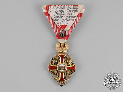 austria,_empire._an_order_of_franz_joseph,_knight’s_cross_with_commander's_small_decoration,_c.1917_m18_5091