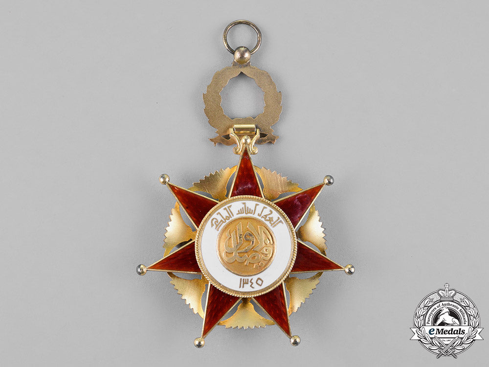 iraq,_kingdom._an_order_of_the_two_rivers,1_st_class_grand_cross,_by_a.bertrand,_c.1928_m18_5149