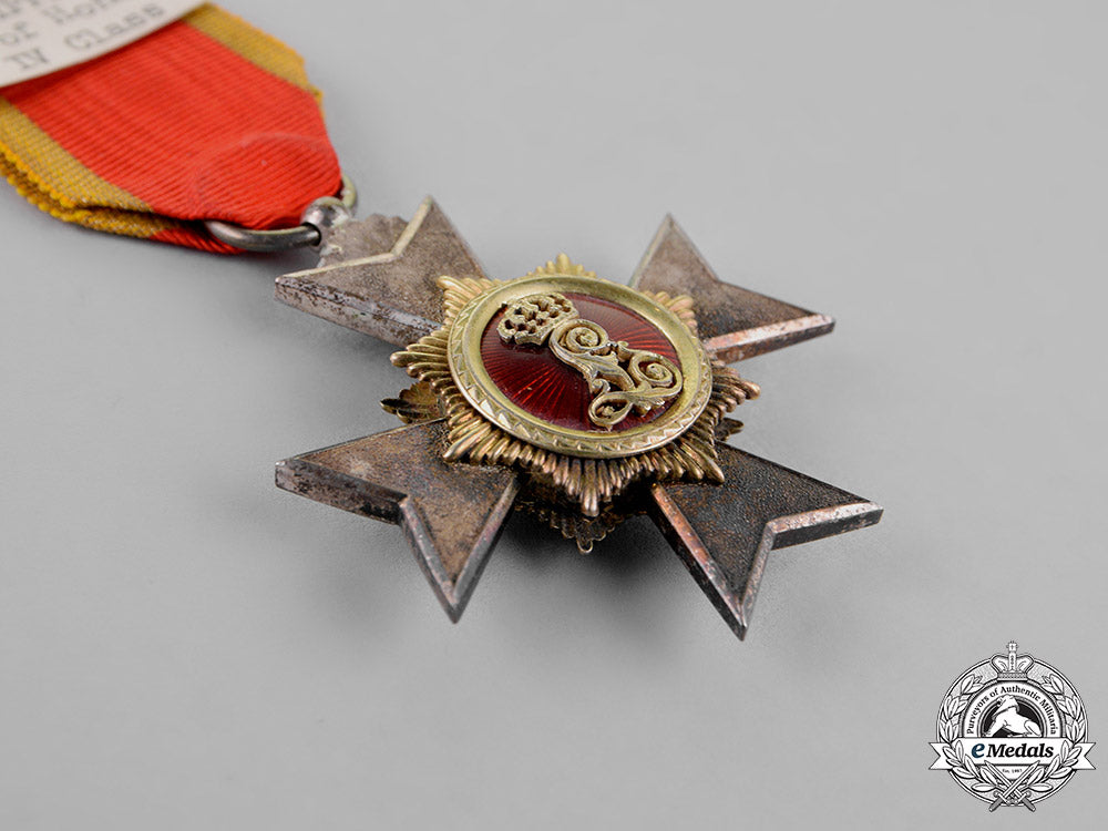 lippe,_principality._a_princely_houseorder,_fourth_class_honour_cross,_c.1913_m18_5264