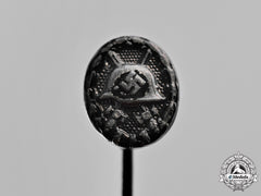 Germany. A Wound Badge Miniature Stick Pin, Black Grade