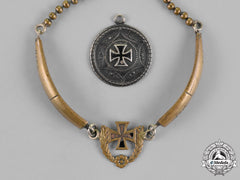 Prussia, Imperial. An Iron Cross 1914 Sweetheart Bracelet & Necklace Pendant