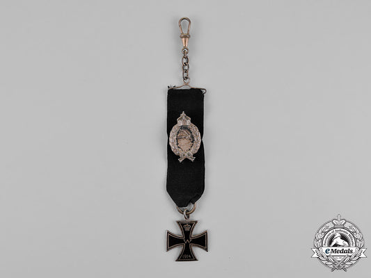 prussia._an_iron_cross1914_watch_fob,_with_a_miniature_prussian_pilot’s_badge_m18_5690