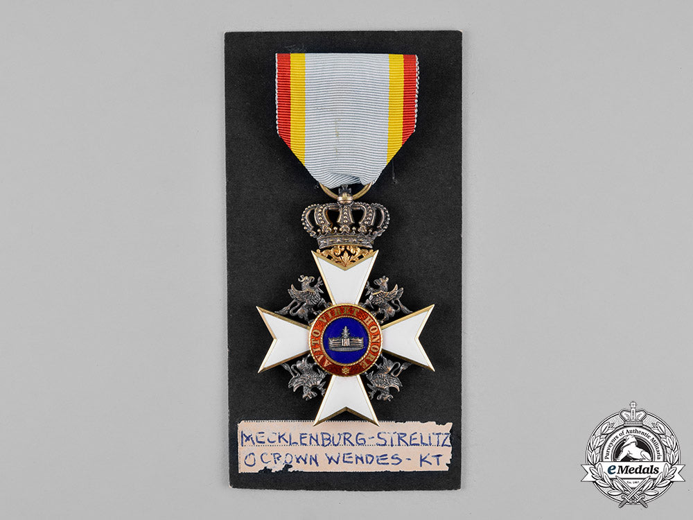 mecklenburg-_strelitz,_duchy._a_houseorder_of_the_wendish_crown,_knight’s_cross,_c.1914_m18_6020