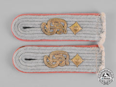 Germany, Heer. A Set Of Panzer Grenadier Division “Großdeutschland” Oberleutnant Shoulder Boards