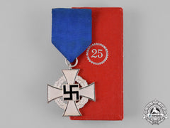 Germany. A 25-Year Faithful Service Cross In Its Presentation Case By C.f. Zimmermann