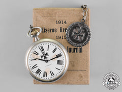 Prussia. A Mail-Order Iron Cross 1914 Commemorative Pocket Watch Of The German Journal