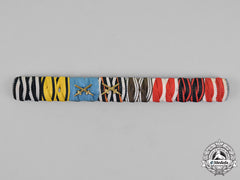 Prussia, State. An Extensive Prussia - Württemberg First And Second War Medal Ribbon Bar