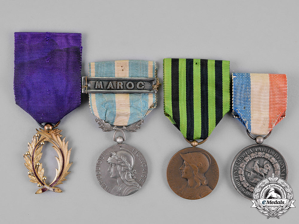 france,_republic._a_lot_of_four_medals&_awards_m18_6580