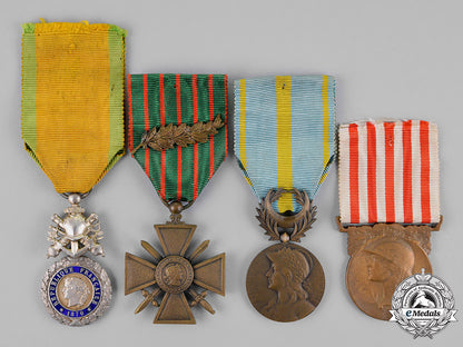 france,_republic._a_lot_of_four_medals&_awards_m18_6600