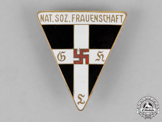 germany._a_national_socialist_women’s_league_membership._a_large_membership_badge,_by_alfred_stubbe_m18_6774