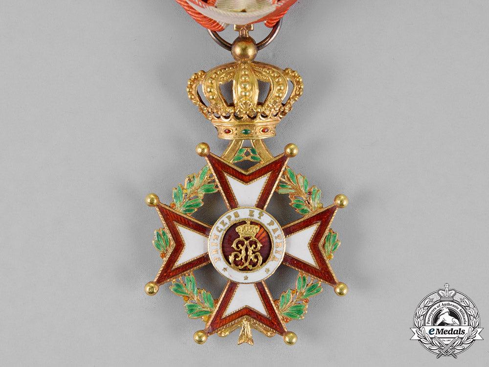 monaco,_principality._an_order_of_saint_charles,_officer's_cross,_c.1910_m18_6847