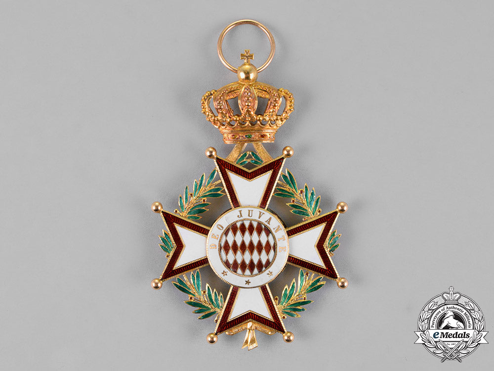 monaco,_principality._an_order_of_saint_charles,_knight_grand_cross,_by_halley,_c.1870_m18_7033_1