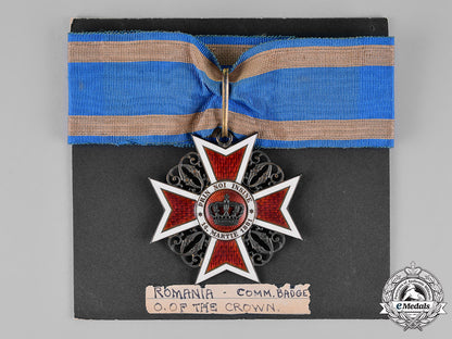 romania,_kingdom._an_order_of_the_crown,_commander,_civil_division,_c.1920_m18_7644_1