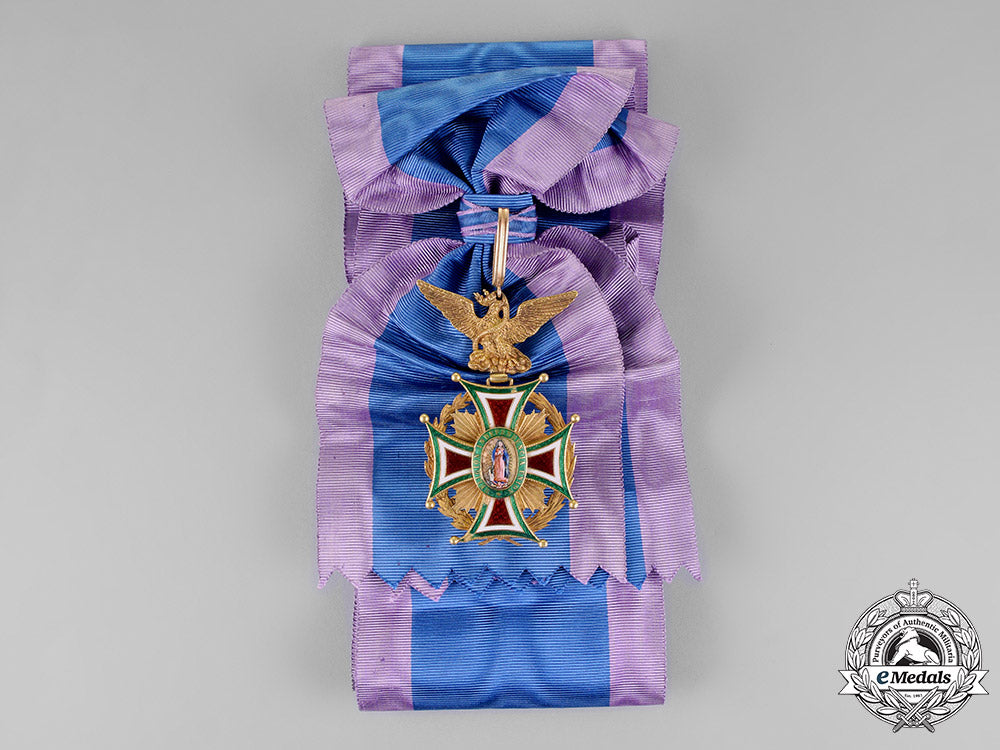mexico,_second_empire._an_order_of_guadalupe_in_gold,_grand_cross_for_civil_merit_c.1865_m18_7699