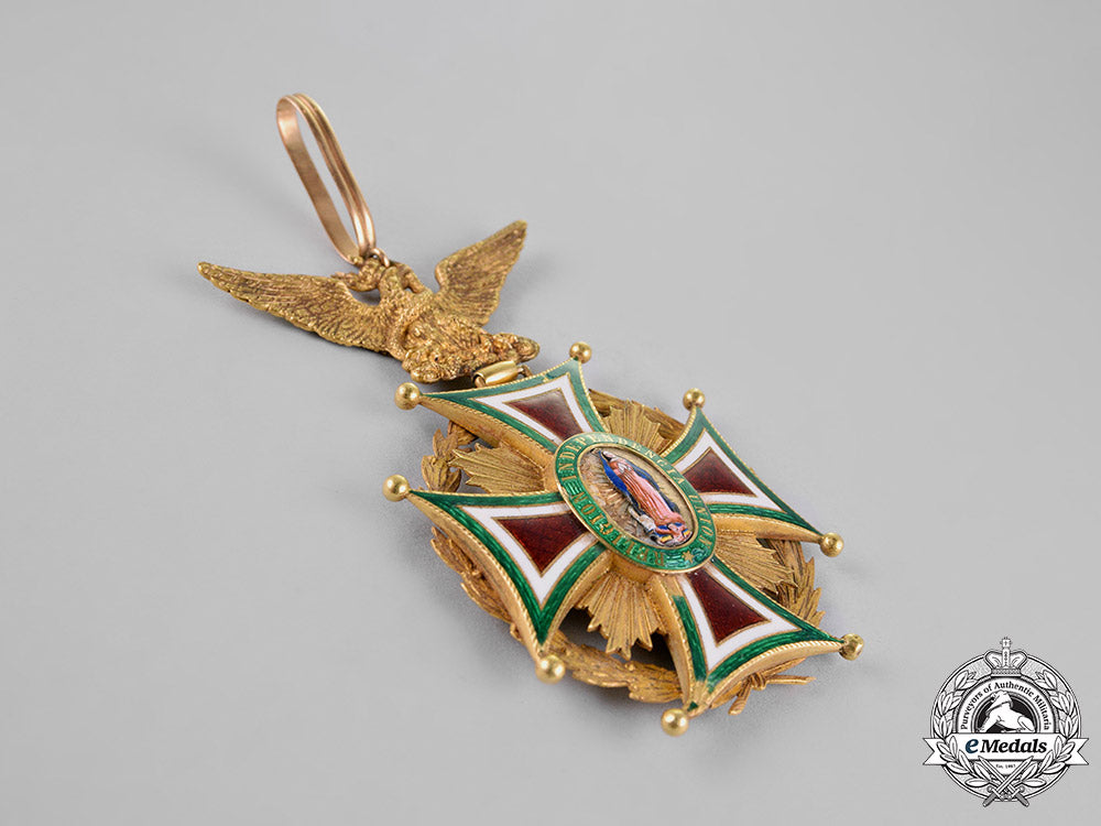 mexico,_second_empire._an_order_of_guadalupe_in_gold,_grand_cross_for_civil_merit_c.1865_m18_7702
