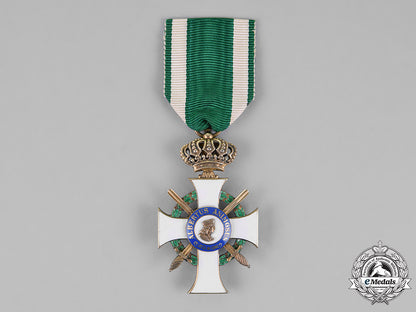saxony,_kingdom._an_albrecht_order,_first_class_knight,_with_swords_and_crown,_c.1915_m18_7806