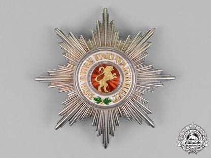 baden,_duchy._an_order_of_the_zähringer_lion,_grand_cross_star,_by_godet,_c.1900_m18_7835