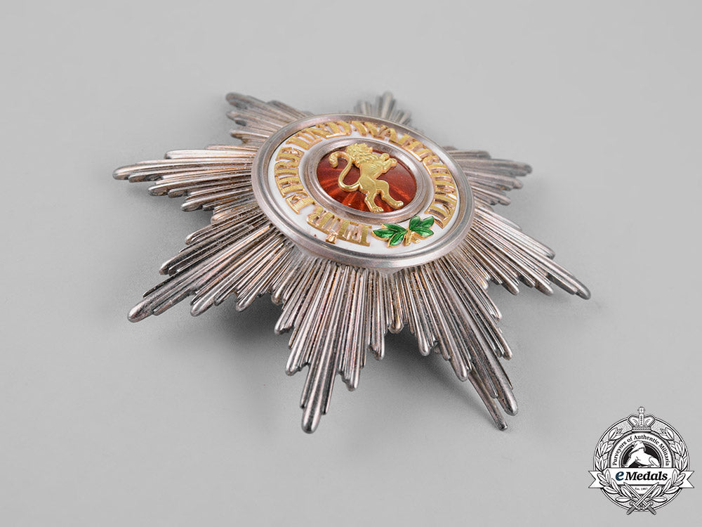 baden,_duchy._an_order_of_the_zähringer_lion,_grand_cross_star,_by_godet,_c.1900_m18_7837