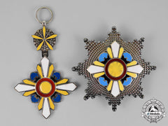 China, Japanese Occupied Manchukuo. An Order Of The Auspicious Clouds, First Class, C.1940